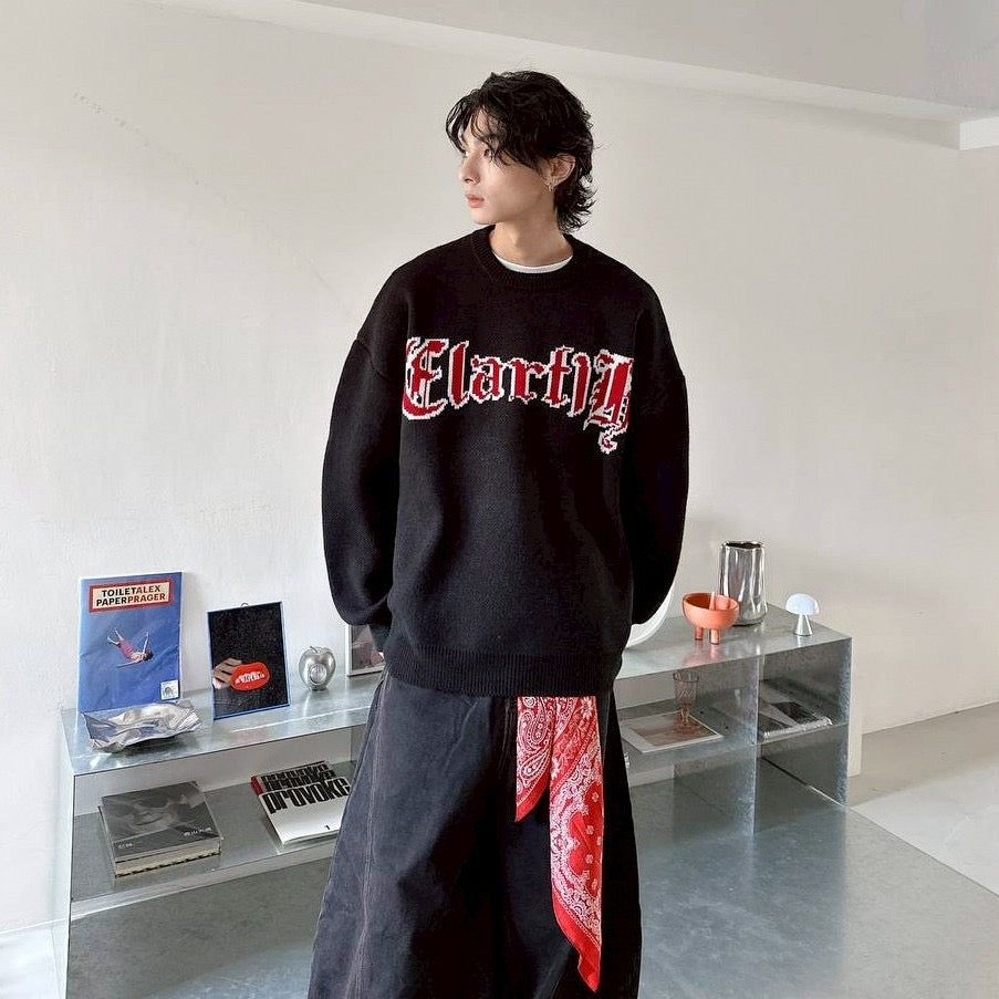 #C402 Winter Red Sweater