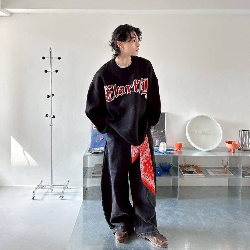 #C402 Winter Red Sweater