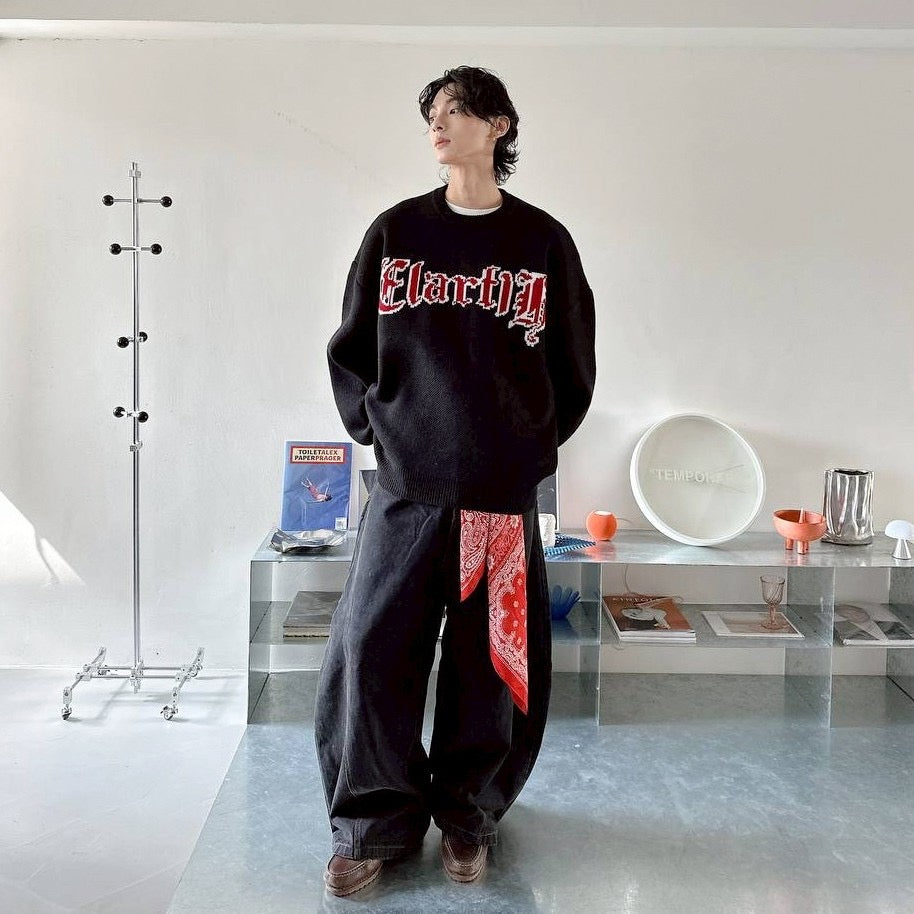 #C402 Winter Red Sweater