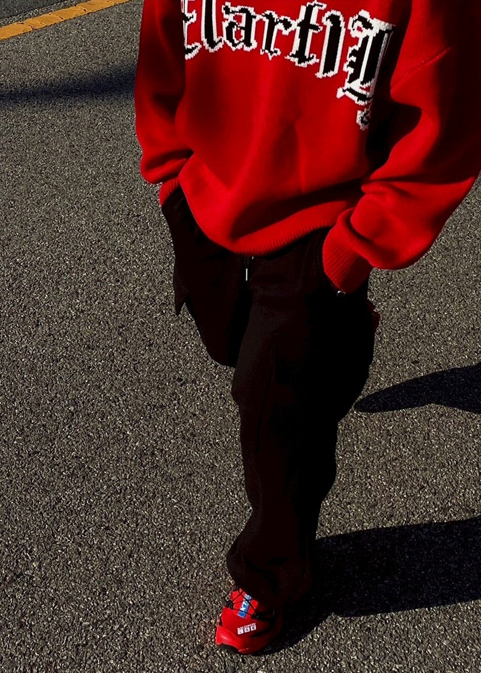 #C402 Winter Red Sweater