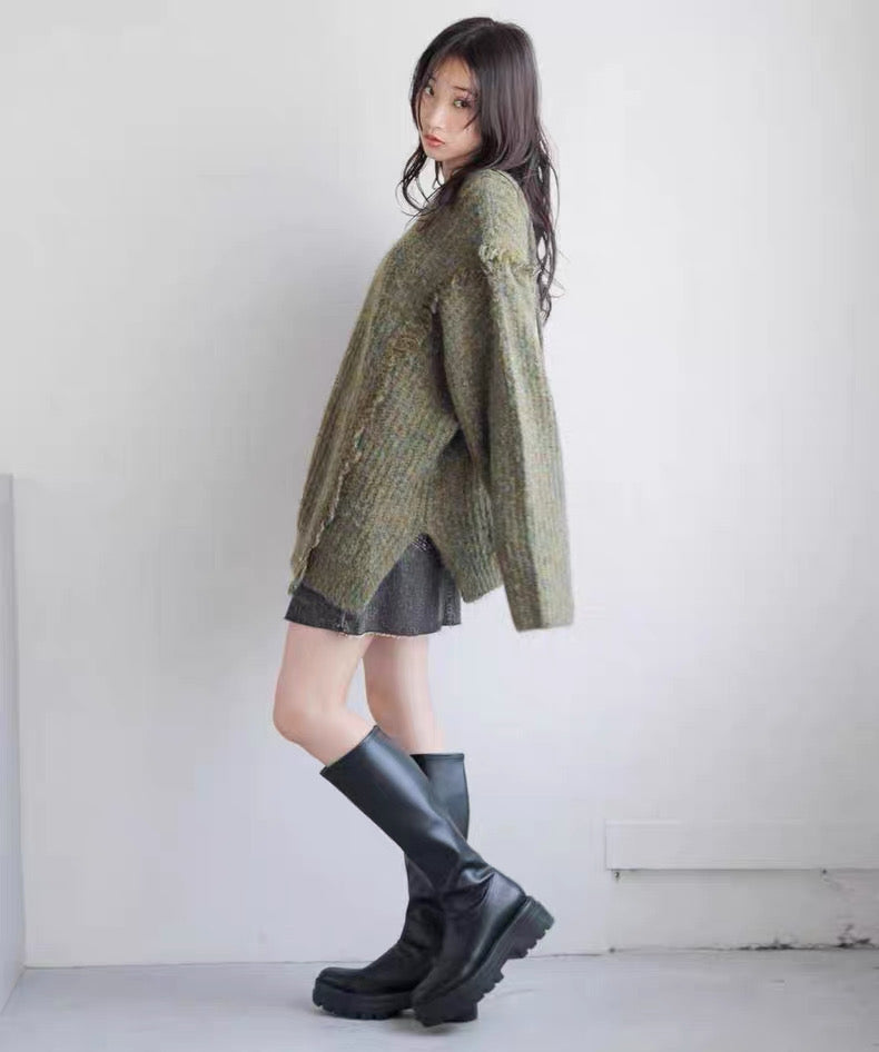 #IS212 Jade Ripe Sweater