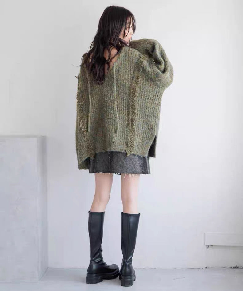 #IS212 Jade Ripe Sweater