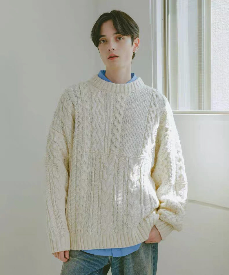 #IS214 Mixed pattern Knitting Sweater