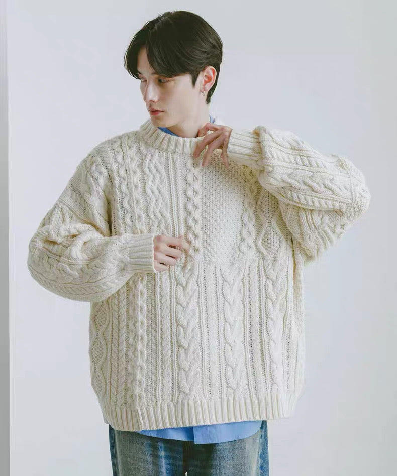 #IS214 Mixed pattern Knitting Sweater