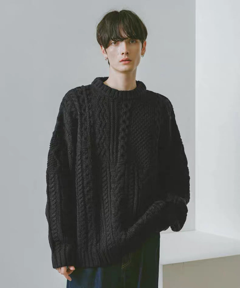 #IS214 Mixed pattern Knitting Sweater