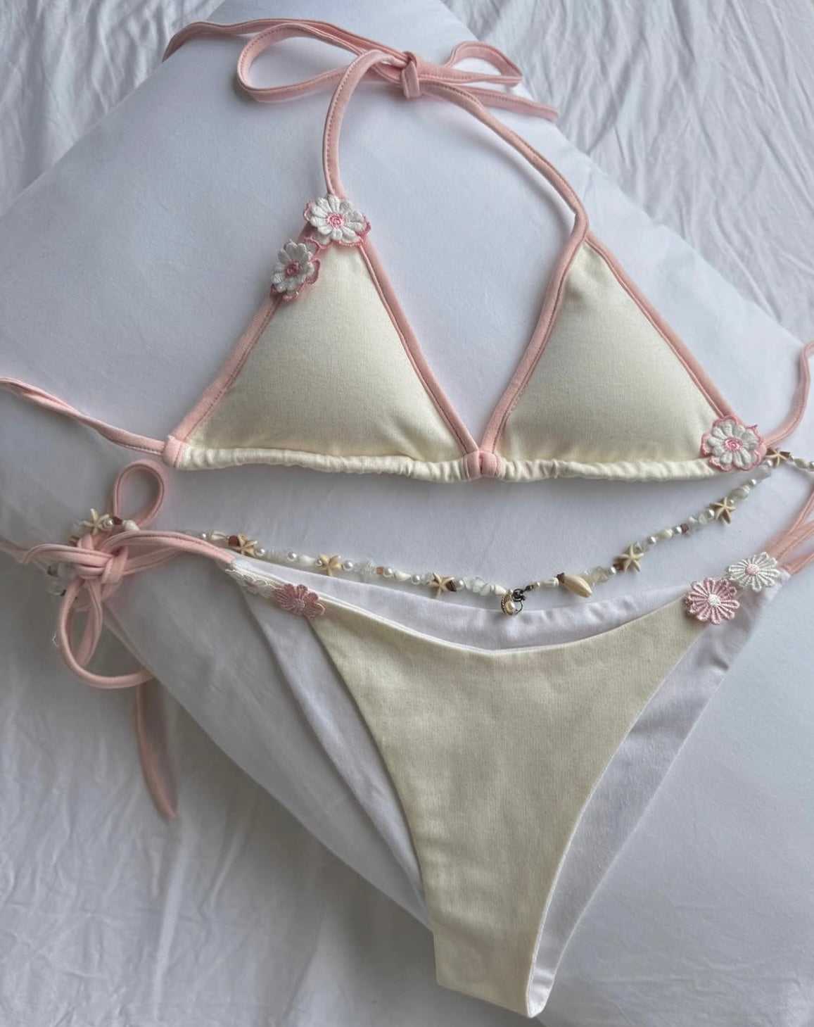 #VNMOLLY01 Cherry Blossom Cotton Bikini