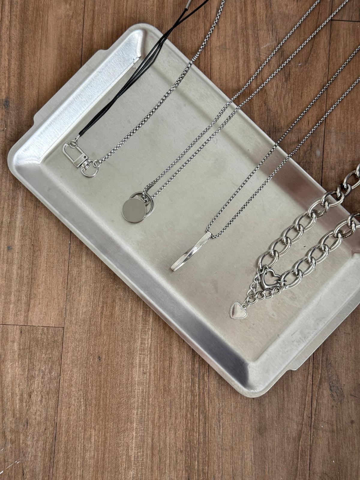 #IS193 「送免運券」Metal Chain Necklace