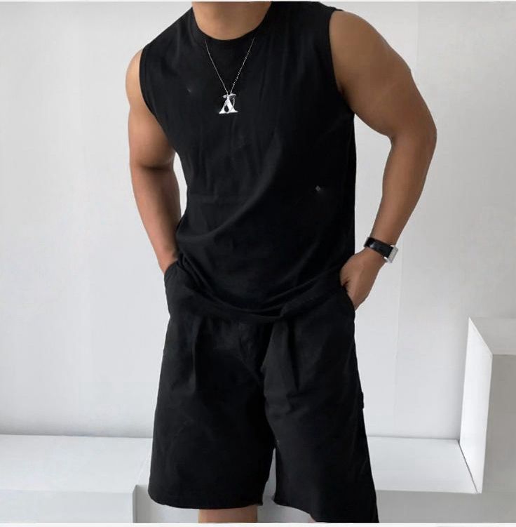 #KR05 Couple X Tank Top