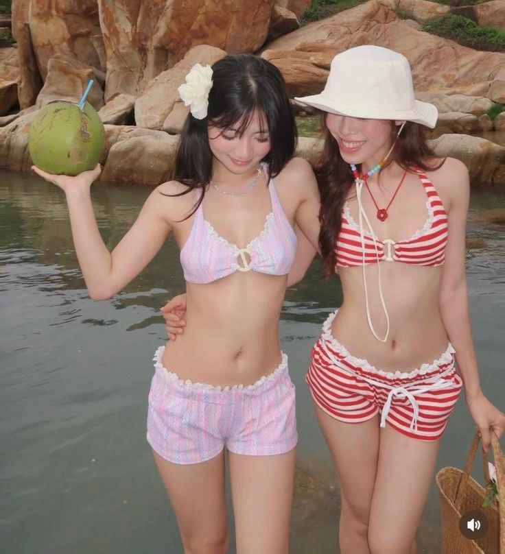 #VNMOLLY03 Casual Lace Border Bikini
