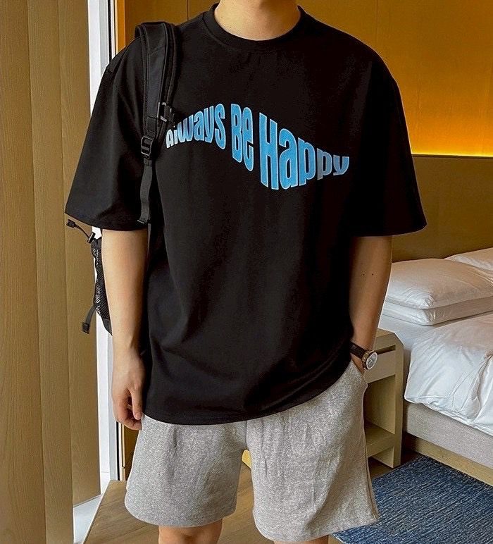 #C411 Always Be Happy SORONA T-Shirt
