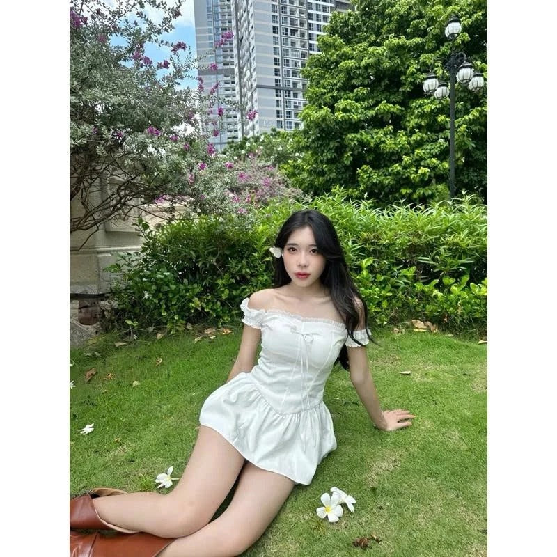 #VN8902 Off shoulder Mini Dress