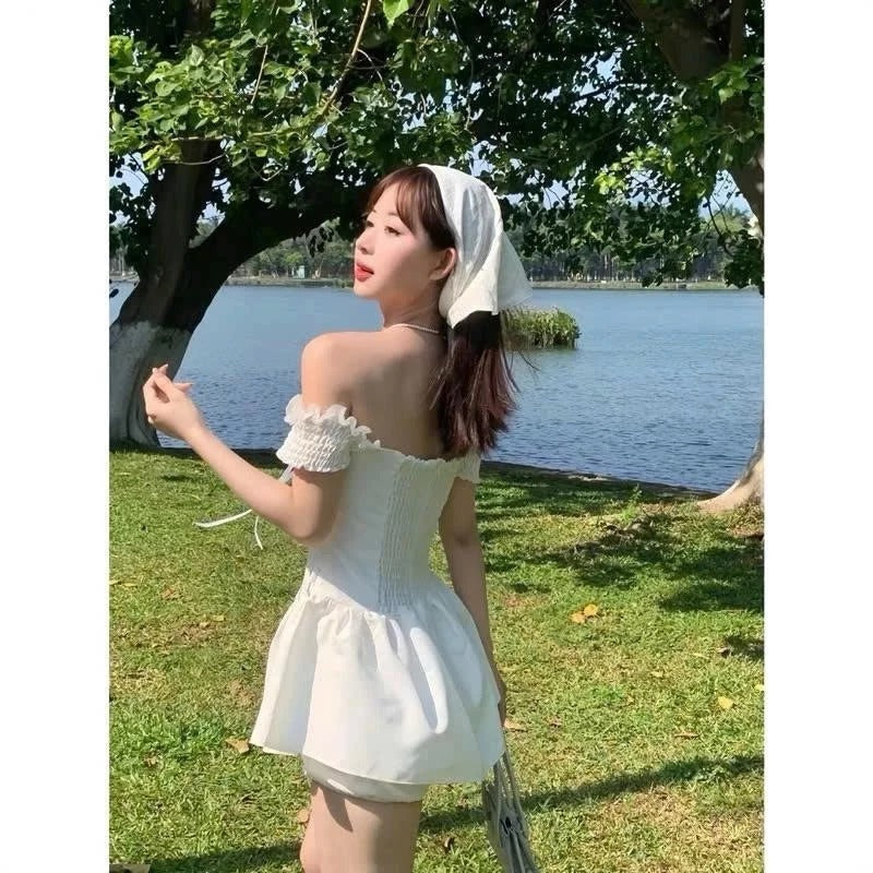 #VN8902 Off shoulder Mini Dress