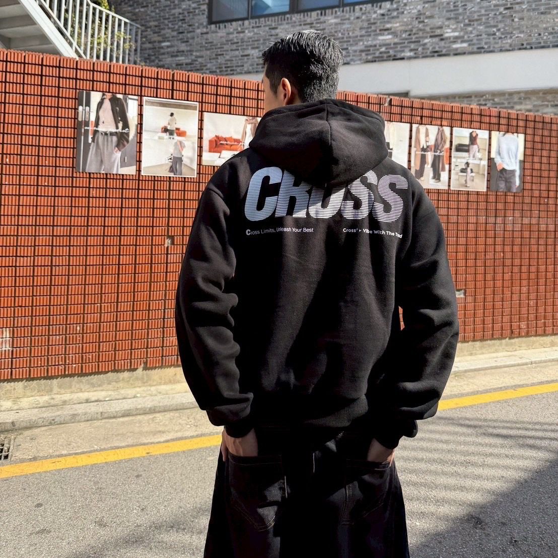 #C453 Middle CROSS Hoodie