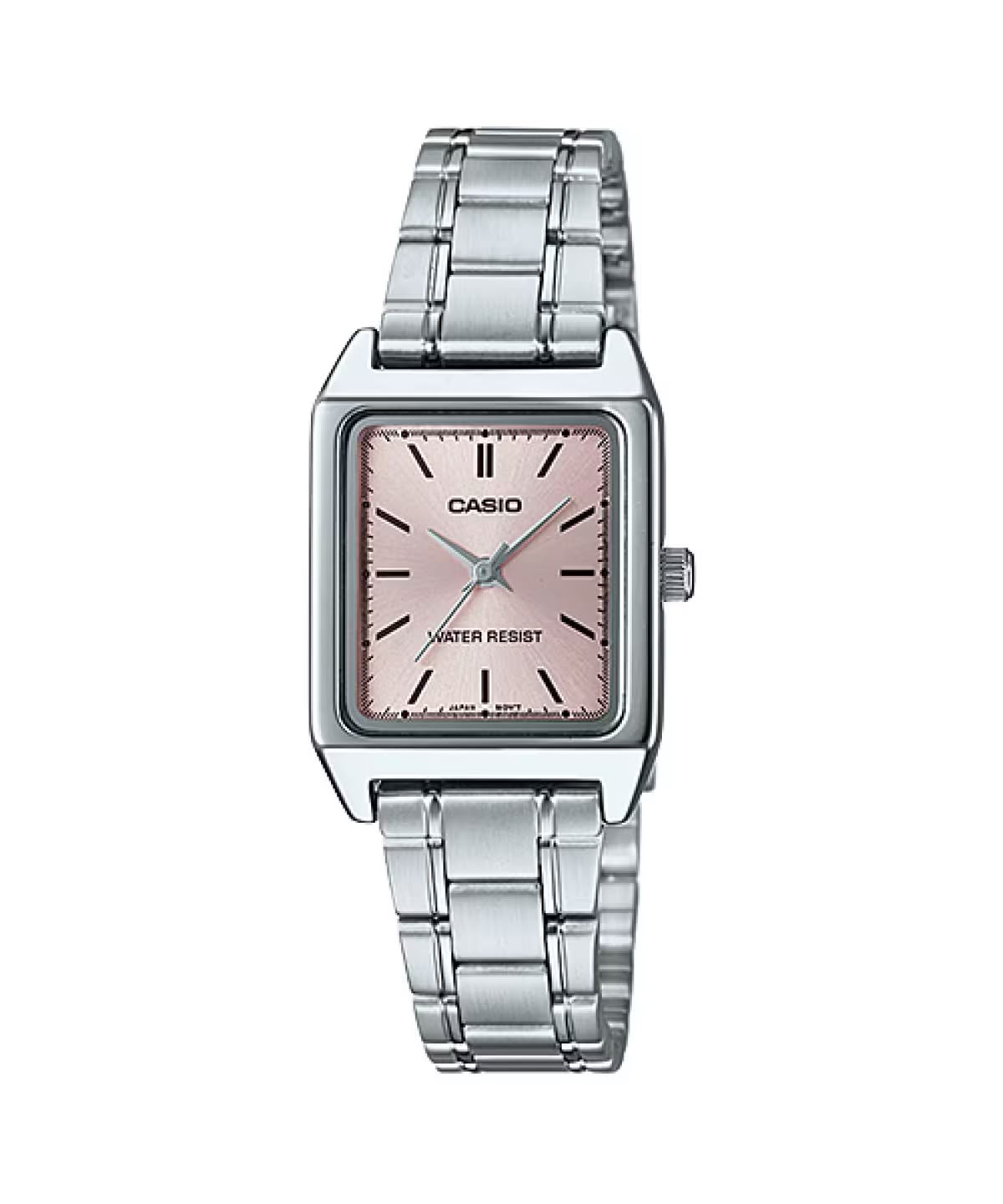 #CASIO06 Women's Small Square Metl Band Watch (LTP-V007D)