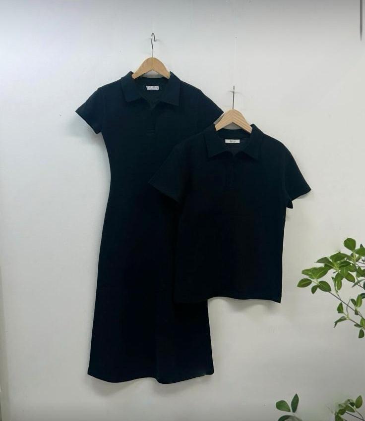 #KR06 Matching Couple Polo Dress and Shirt