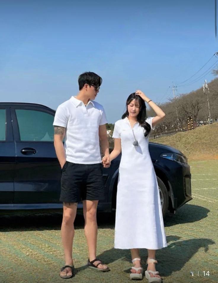 #KR06 Matching Couple Polo Dress and Shirt