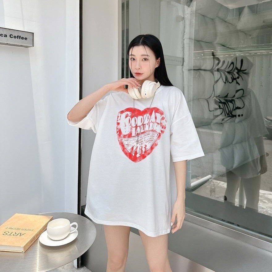 #C146 Retro 'Good Day Laundry' T - shirt - Idiot Sandwich HK - 