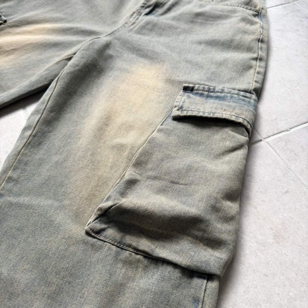 #C153 Stone Washed Denim Pant - Idiot Sandwich HK - 