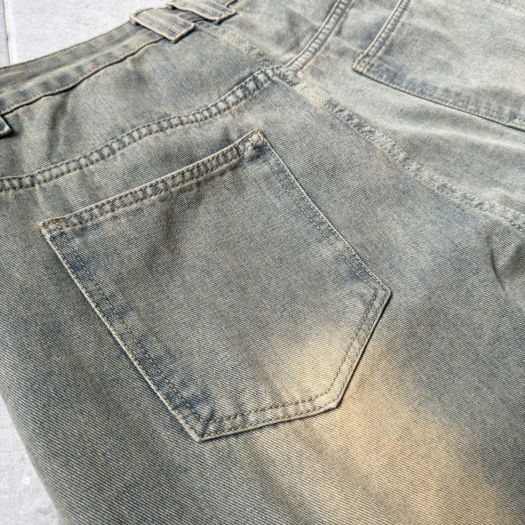 #C153 Stone Washed Denim Pant - Idiot Sandwich HK - 