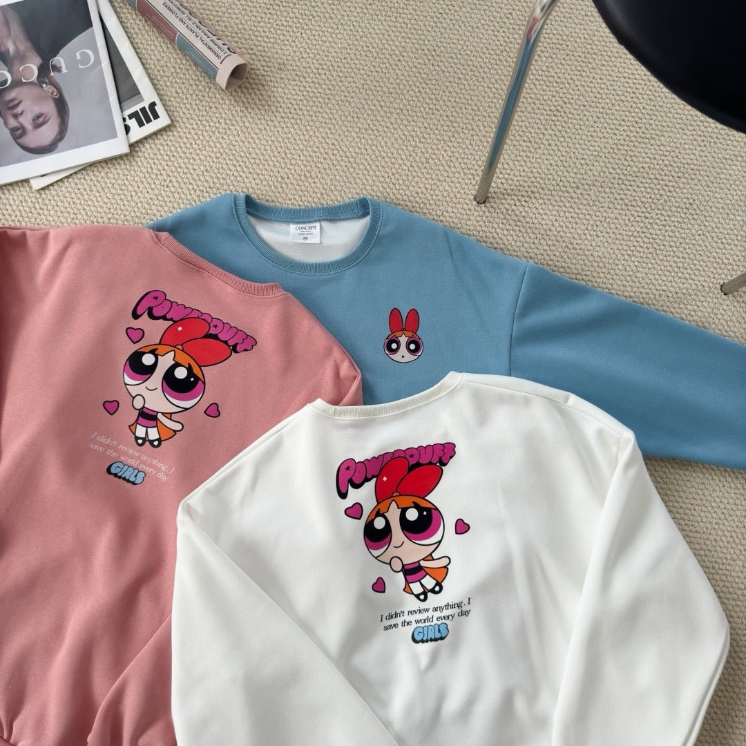 #C159 Powerpuff Autumn Long Sleeve - Idiot Sandwich HK - 