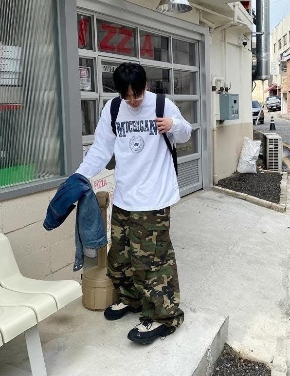 #C161 Camouflage Cargo Pants - Idiot Sandwich HK - 