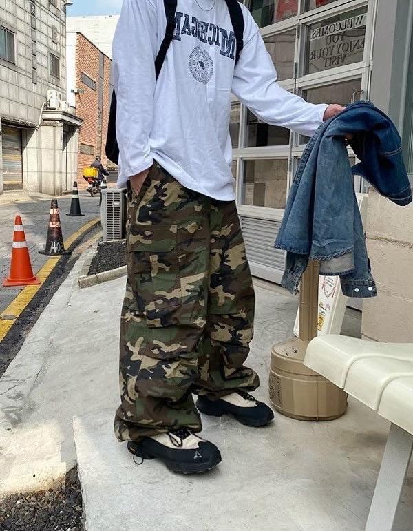 #C161 Camouflage Cargo Pants - Idiot Sandwich HK - 