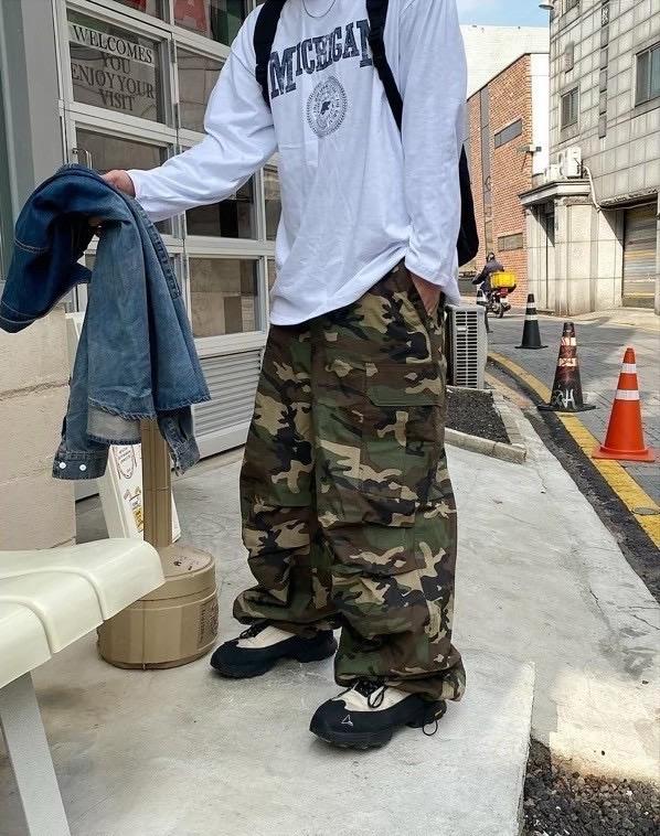 #C161 Camouflage Cargo Pants - Idiot Sandwich HK - 