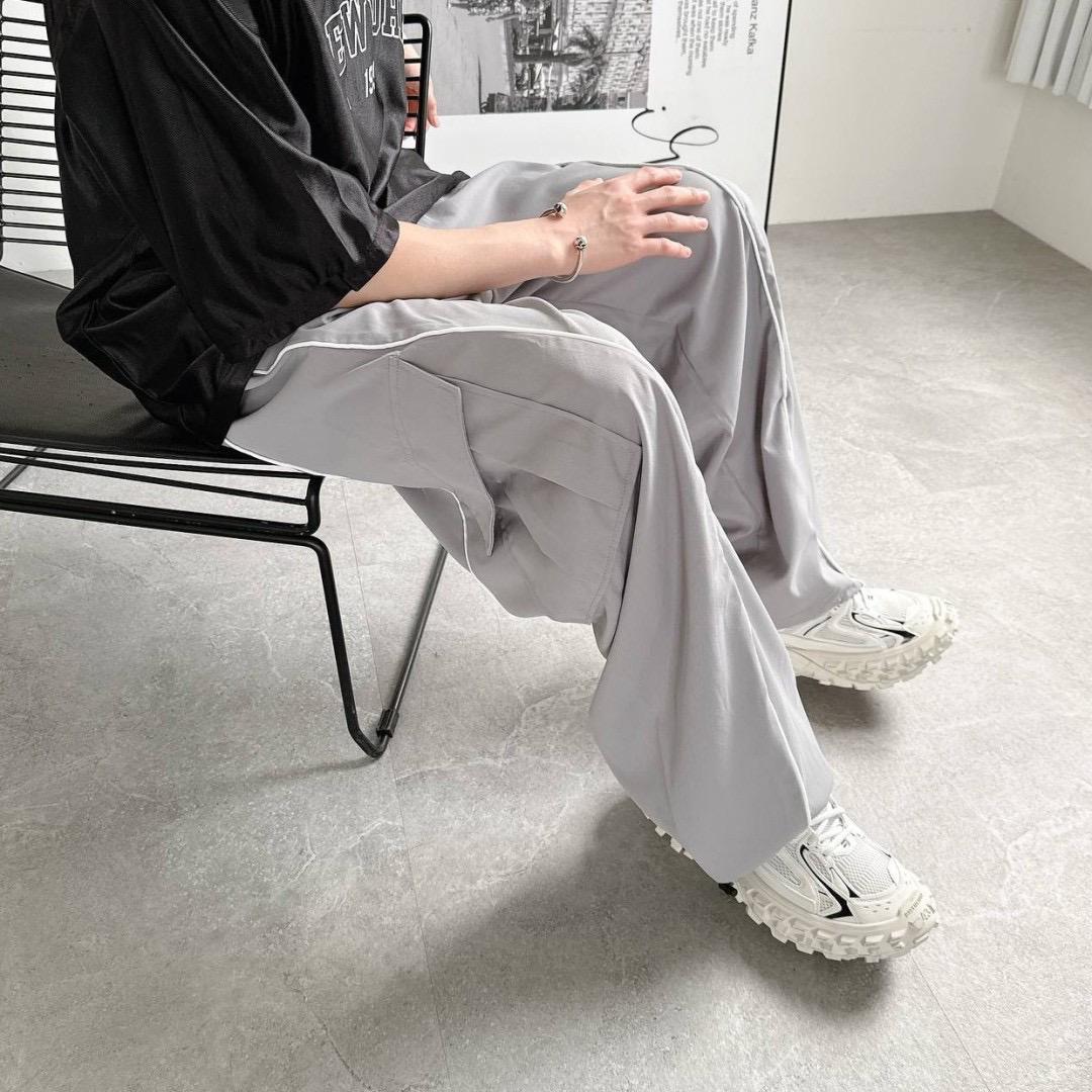 #C162 Contrast Stitch Cargo Pants - Idiot Sandwich HK - 