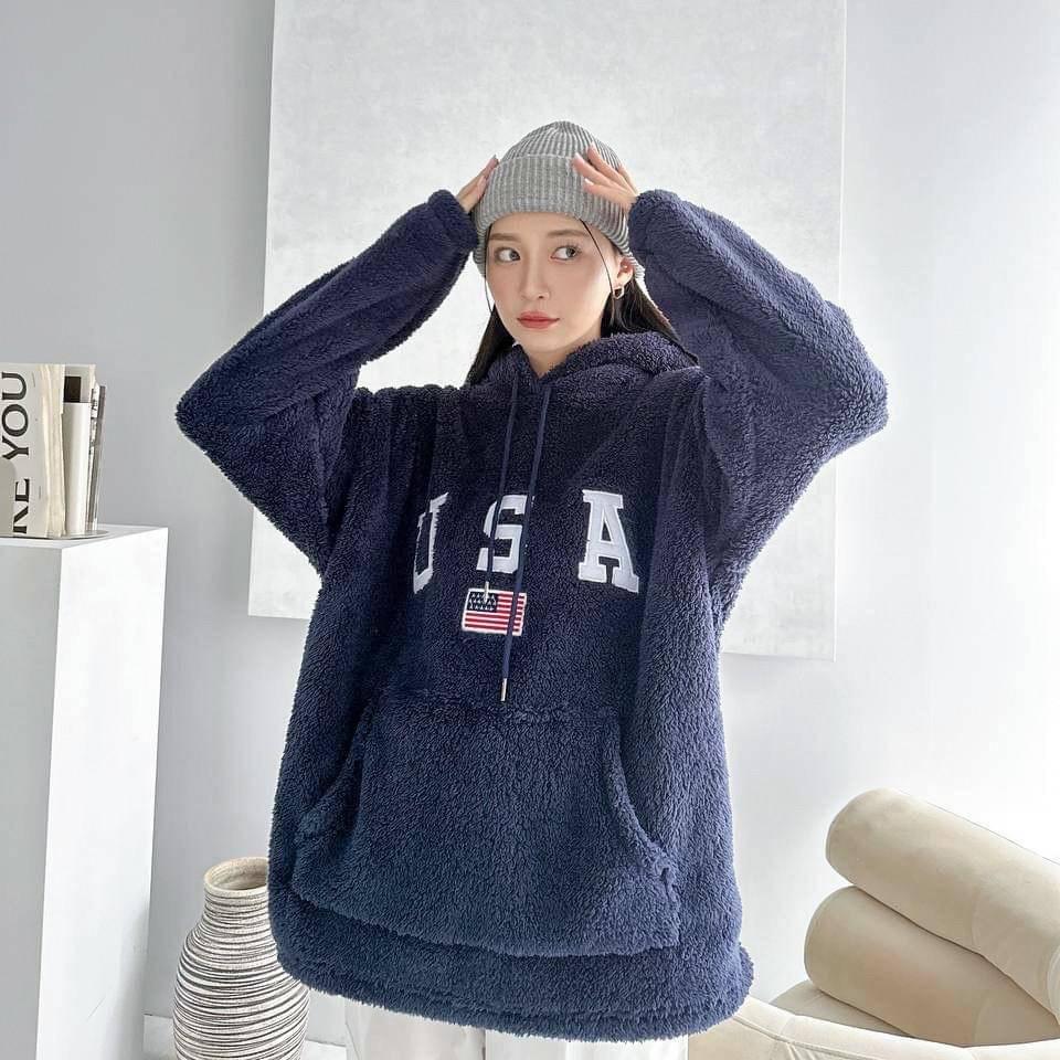 #C166 USA Lamb Wool Hoodie - Idiot Sandwich HK - 