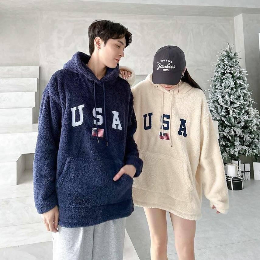 #C166 USA Lamb Wool Hoodie - Idiot Sandwich HK - 