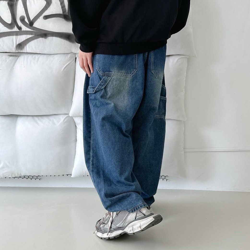 #C175 Balloon Denim Pants - Idiot Sandwich HK - 