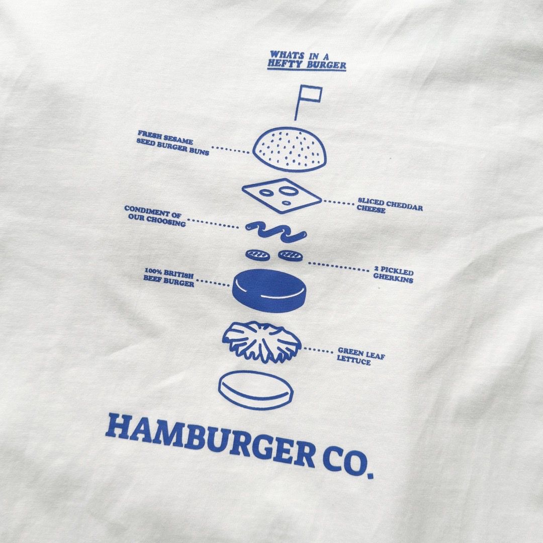 #C181 Hamburger T-Shirt - Idiot Sandwich HK - 