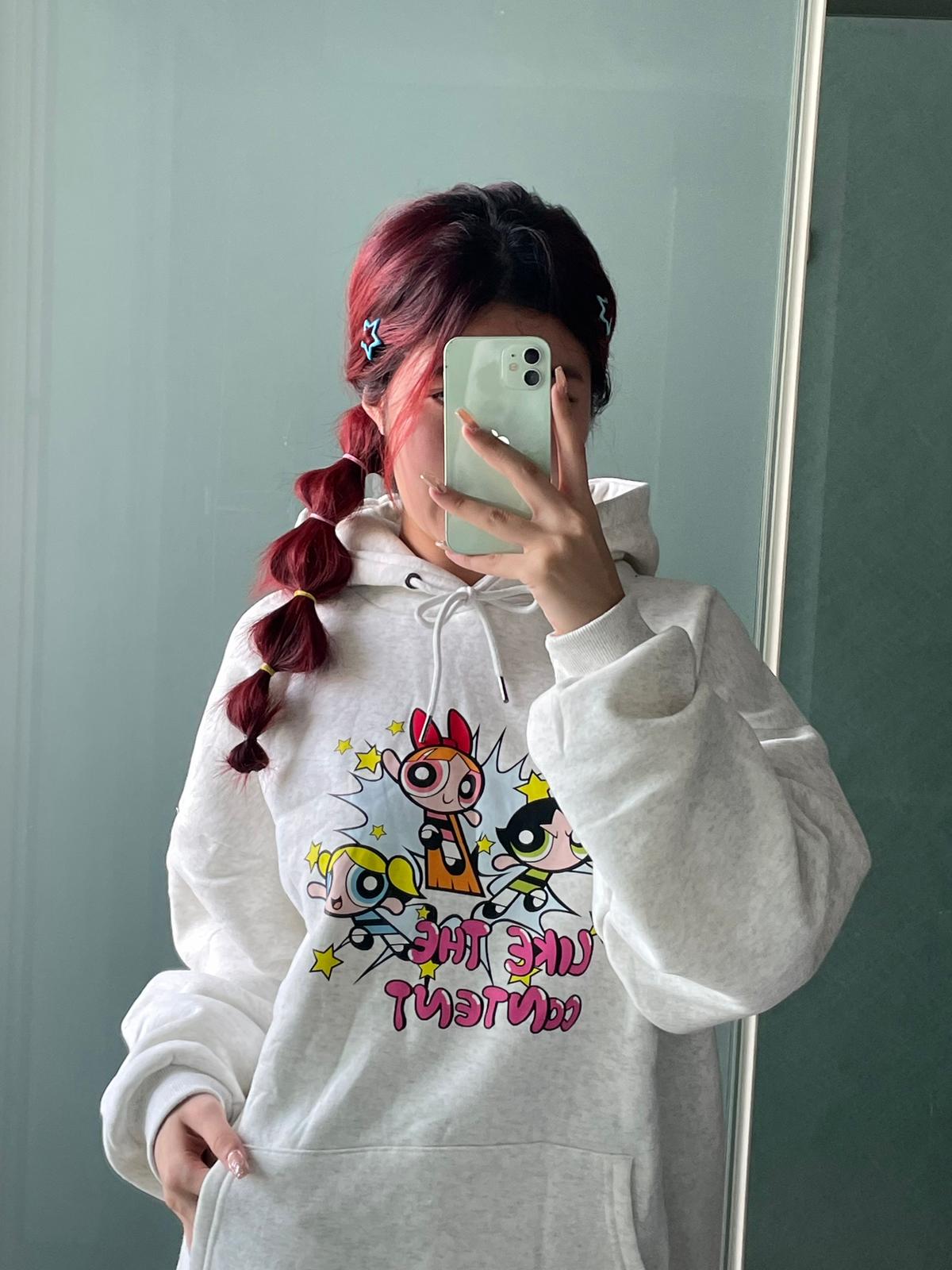 ＃C187 Powerpuff Girls Hoodie - Idiot Sandwich HK - 