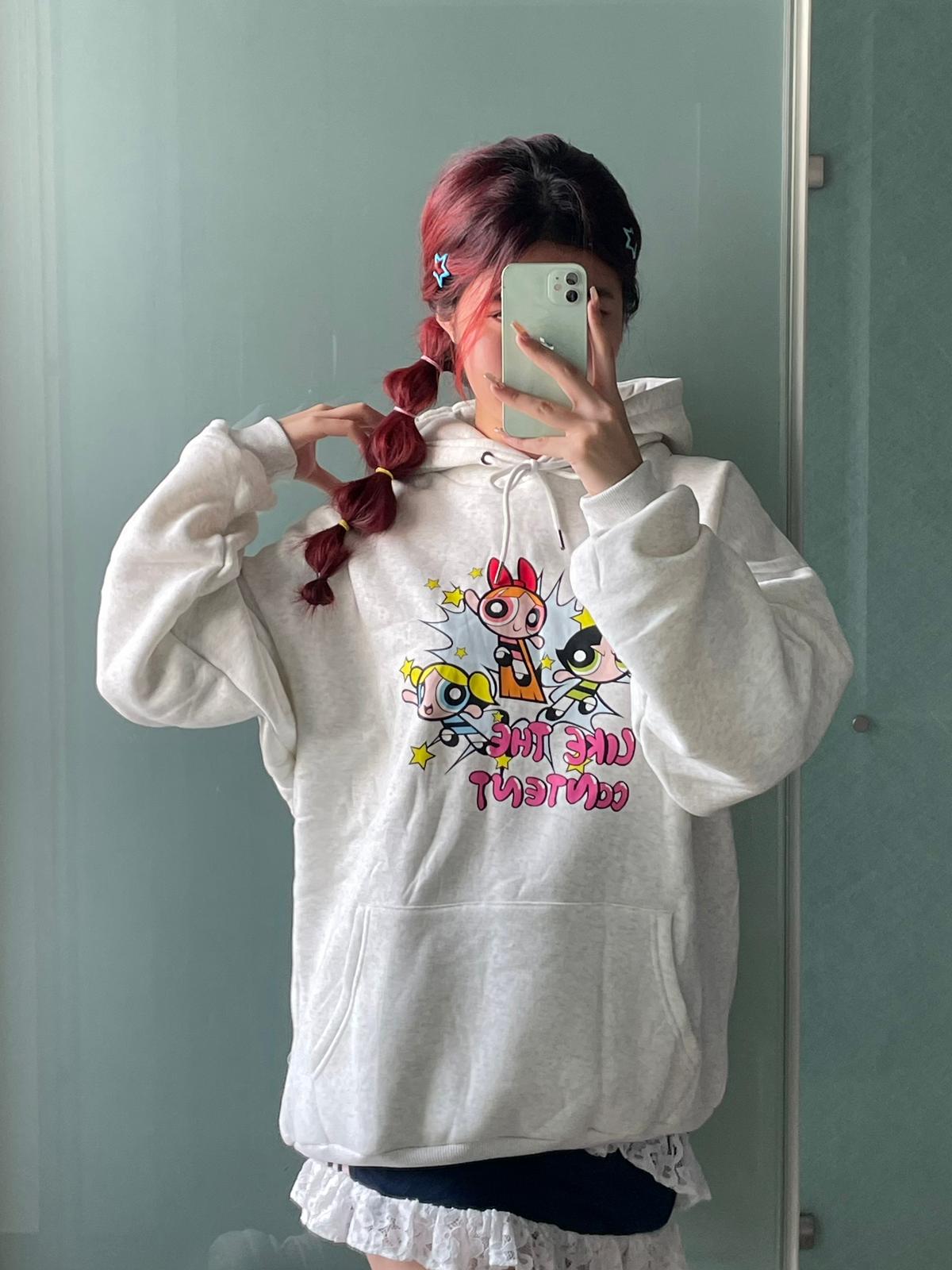 ＃C187 Powerpuff Girls Hoodie - Idiot Sandwich HK - 