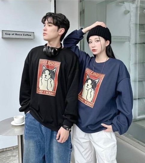 #C193 'I DO' Cat Sweatshirt - Idiot Sandwich HK - 