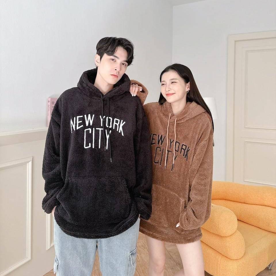 #C194 NEW YORK CITY Lamb Wool Hoodie - Idiot Sandwich HK - 