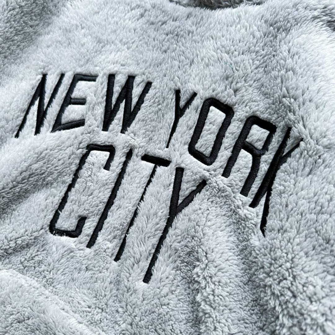 #C194 NEW YORK CITY Lamb Wool Hoodie - Idiot Sandwich HK - 