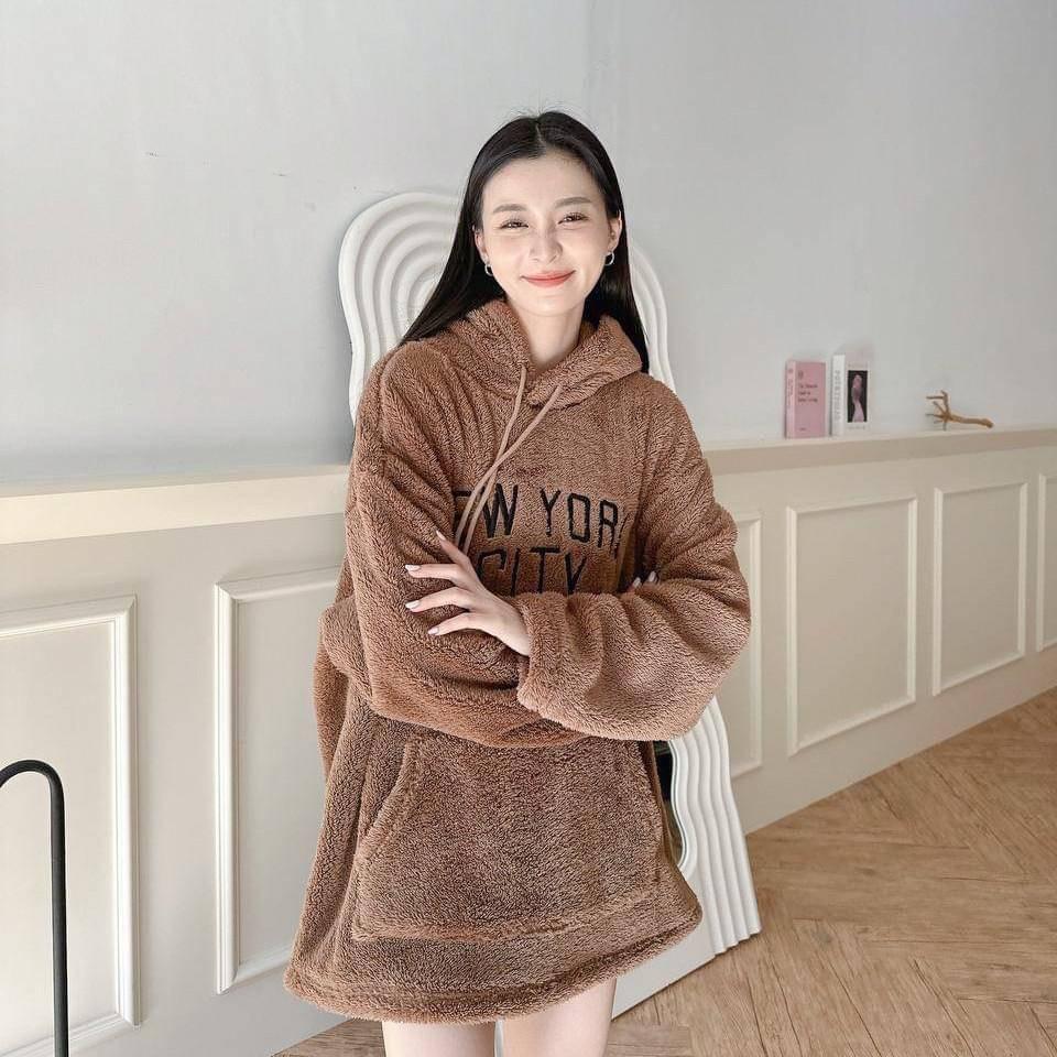 #C194 NEW YORK CITY Lamb Wool Hoodie - Idiot Sandwich HK - 