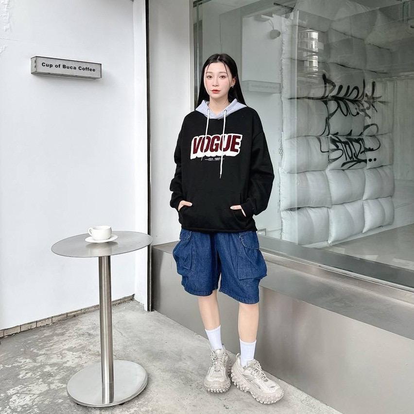 #C206 Vogue Contrast Hoodie - Idiot Sandwich HK - 