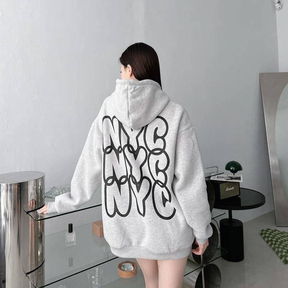 #C221 Dynamic NYC Lettering Hoodie - Idiot Sandwich HK - 