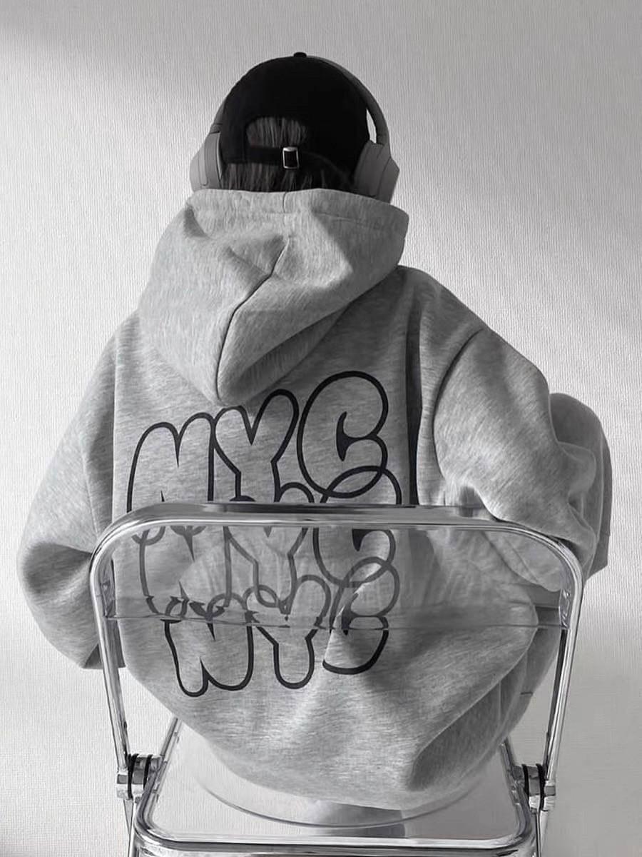 #C221 Dynamic NYC Lettering Hoodie - Idiot Sandwich HK - 