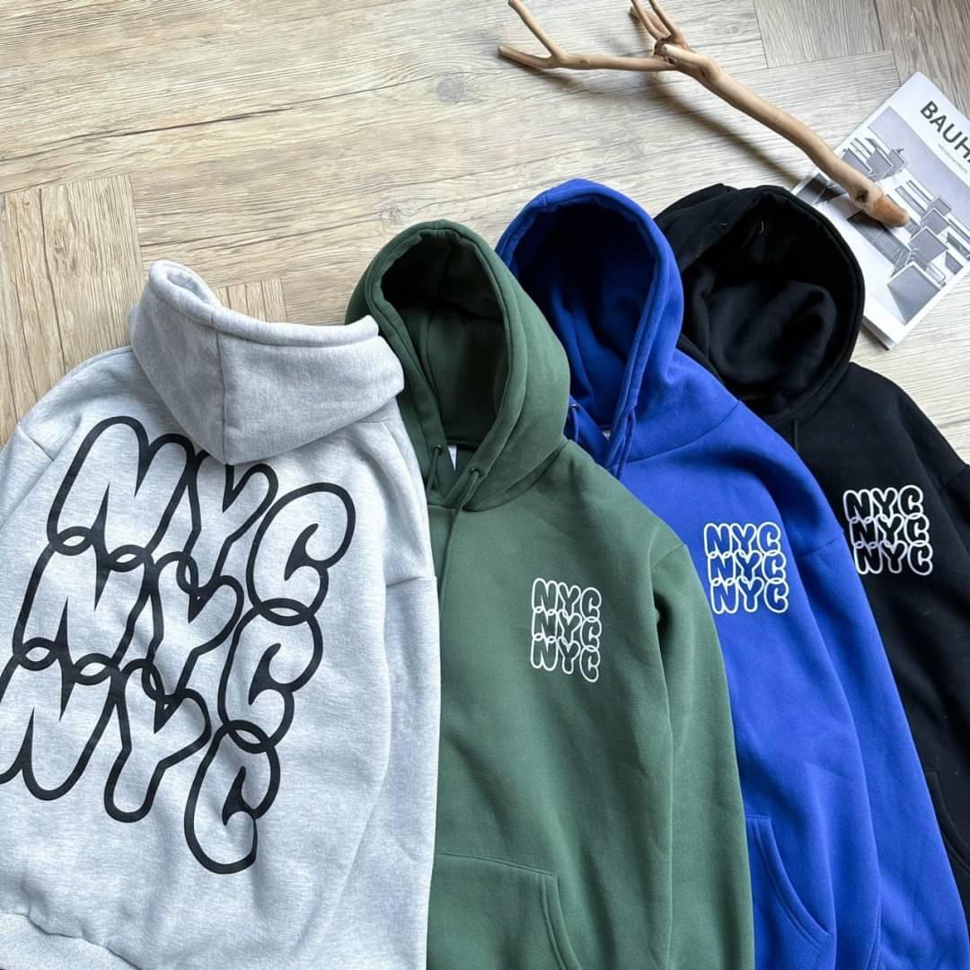 #C221 Dynamic NYC Lettering Hoodie - Idiot Sandwich HK - 