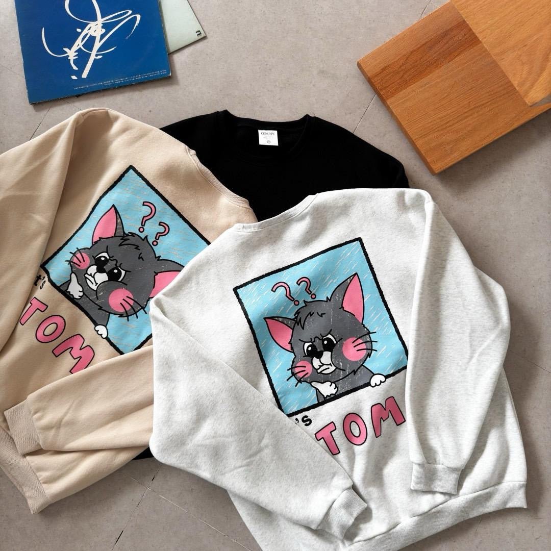 #C222 It's Tom Sweat Shirt 厚磅刷毛布 - Idiot Sandwich HK - 