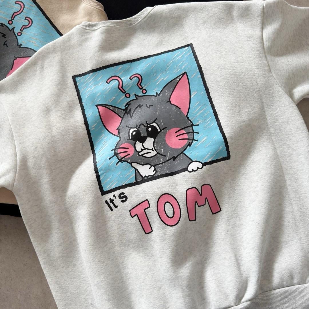 #C222 It's Tom Sweat Shirt 厚磅刷毛布 - Idiot Sandwich HK - 