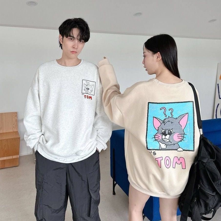 #C222 It's Tom Sweat Shirt 厚磅刷毛布 - Idiot Sandwich HK - 