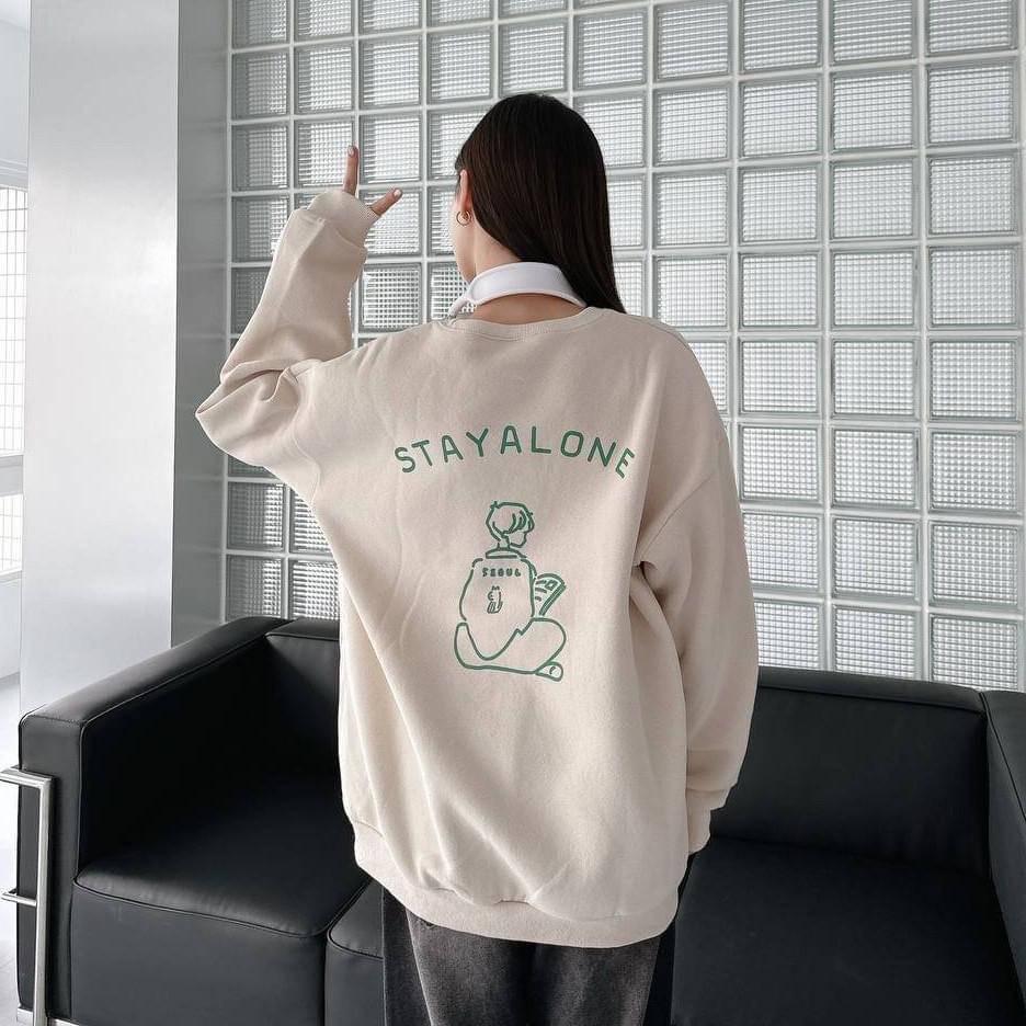 #C228 STAY ALONE Sweater - Idiot Sandwich HK - 