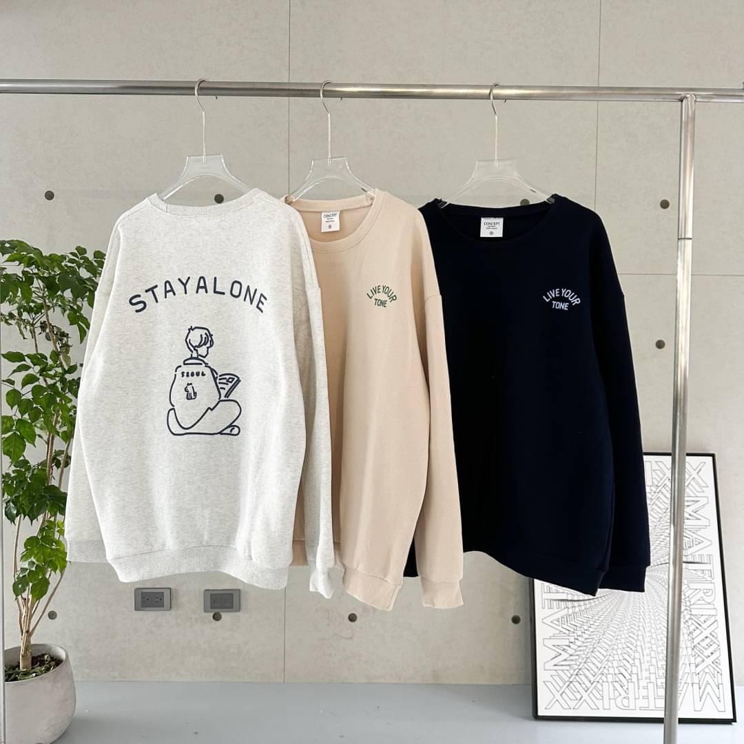 #C228 STAY ALONE Sweater - Idiot Sandwich HK - 