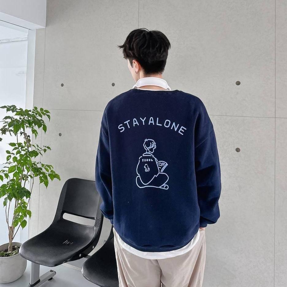 #C228 STAY ALONE Sweater - Idiot Sandwich HK - 