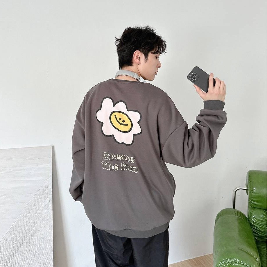 #C241 Create the fun sunflower Sweatshirt - Idiot Sandwich HK - 