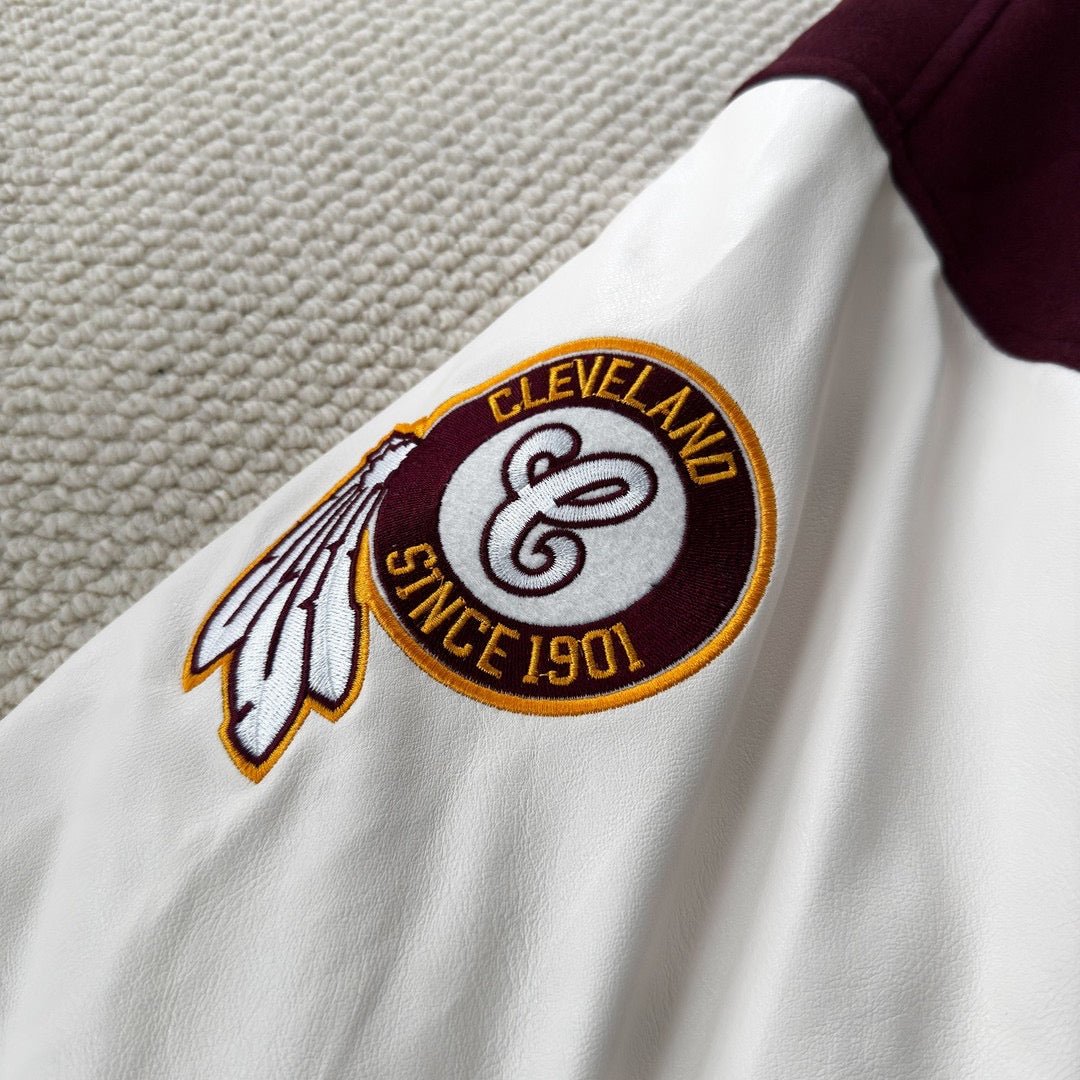 #C299 Wool and Leather Patchwork Baseball Jacket - Idiot Sandwich Apparel Limited - 